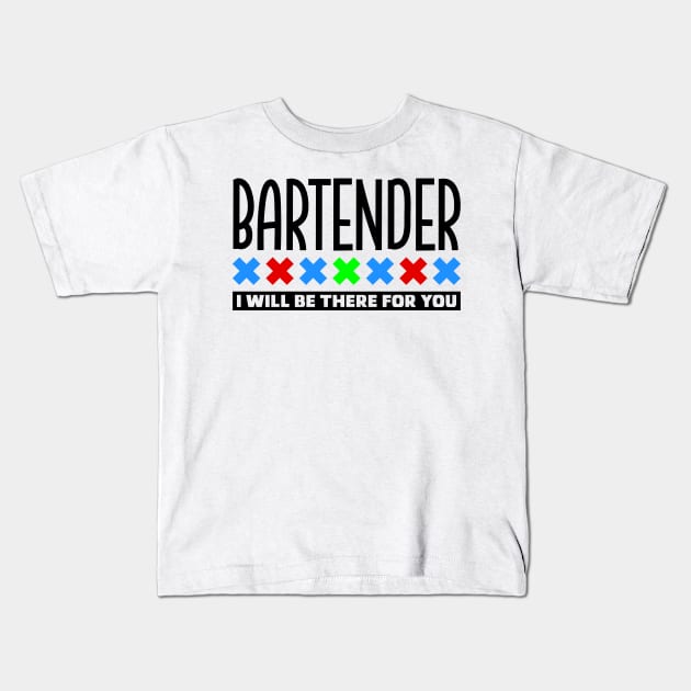 Bartender Kids T-Shirt by colorsplash